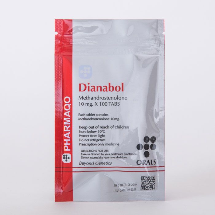 Buy Pharmaqo Labs Dianabol 100 tabs x 10mg Online - gains.to